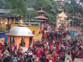 कोभिडका कारण दुई वर्षपछि लाग्यो हलेसीमा रामनवमी मेला