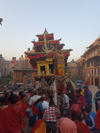 भक्तपुरको बिस्का जात्रा आज सकिँदै