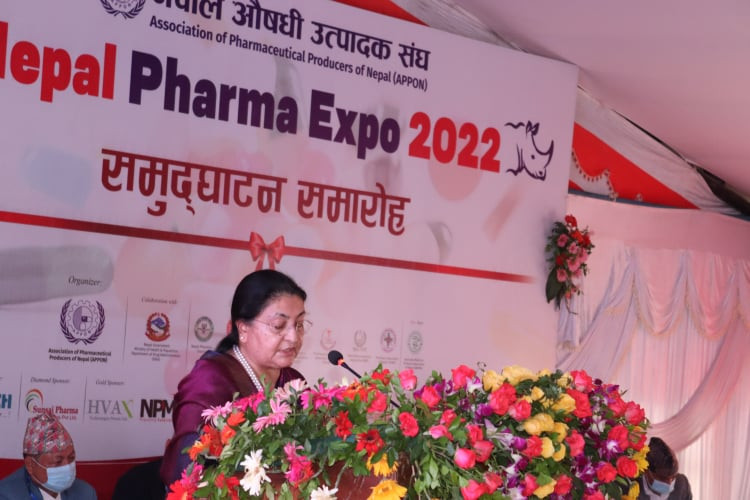 खोप तथा औषधि उत्पादनको क्षेत्रमा लगानी बढाउनुपर्छ : भण्डारी