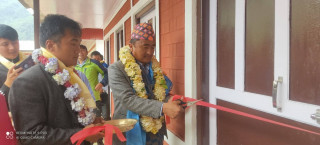 कुहुडाँडा माविको १० कोठे पक्की भवन उद्घाटन