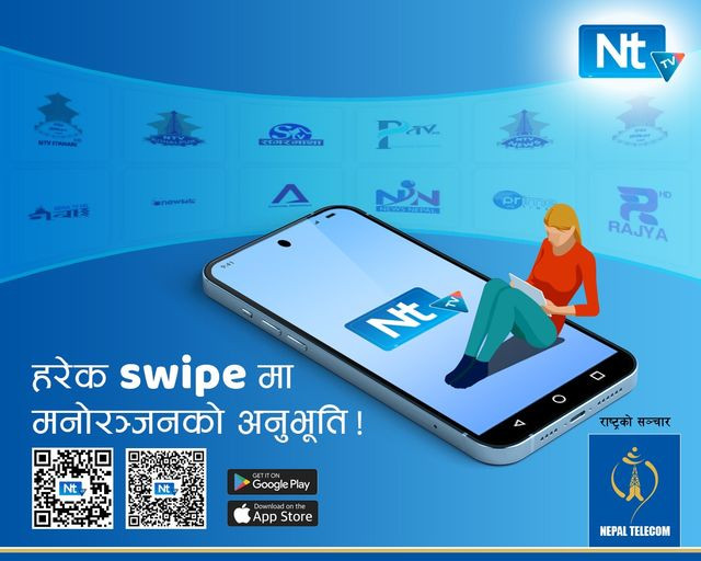 नेपाल टेलिकमको ‘एनटीटीभी’ एप परीक्षण शुरु