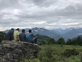 सूर्योदय हेर्न बनौगाउँमा पर्यटकको आकर्षण