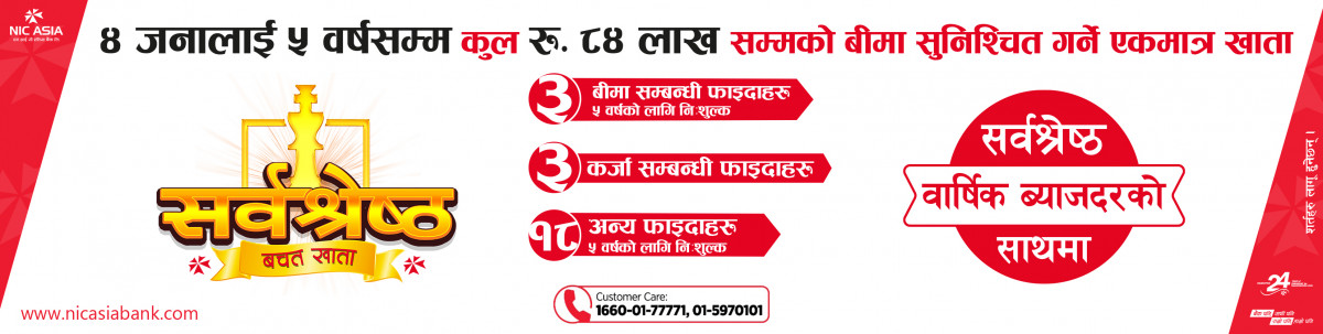 एनआईसी एशिया बैंकको ‘अठोटको अगाडि हर लक्ष्य सम्भव छ’ भिडियो सार्वजनिक