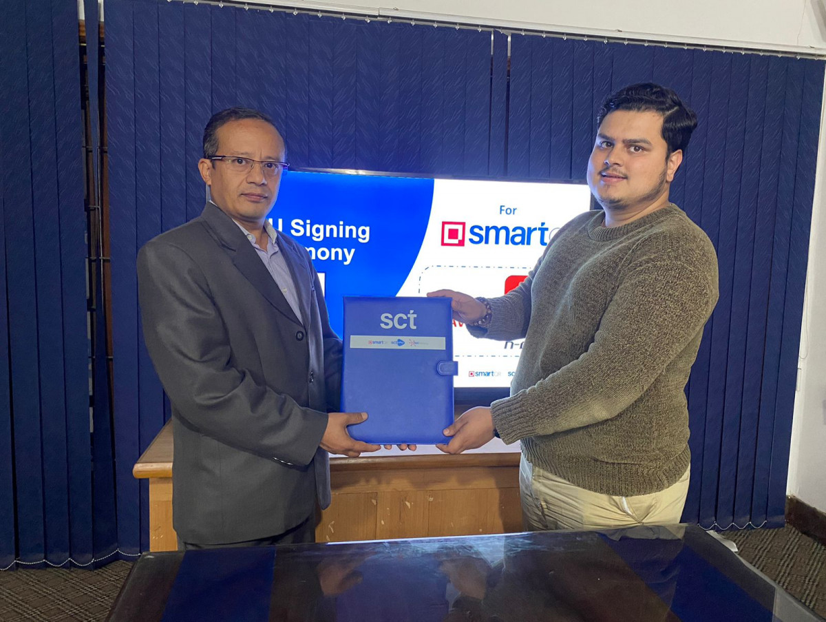स्माटच्वाईस टेक्नोलोजिज र शुलभ पे वीच स्मार्ट क्यूआर मार्फत भुक्क्तानी सेवा संचालनको लागि सम्झौता 