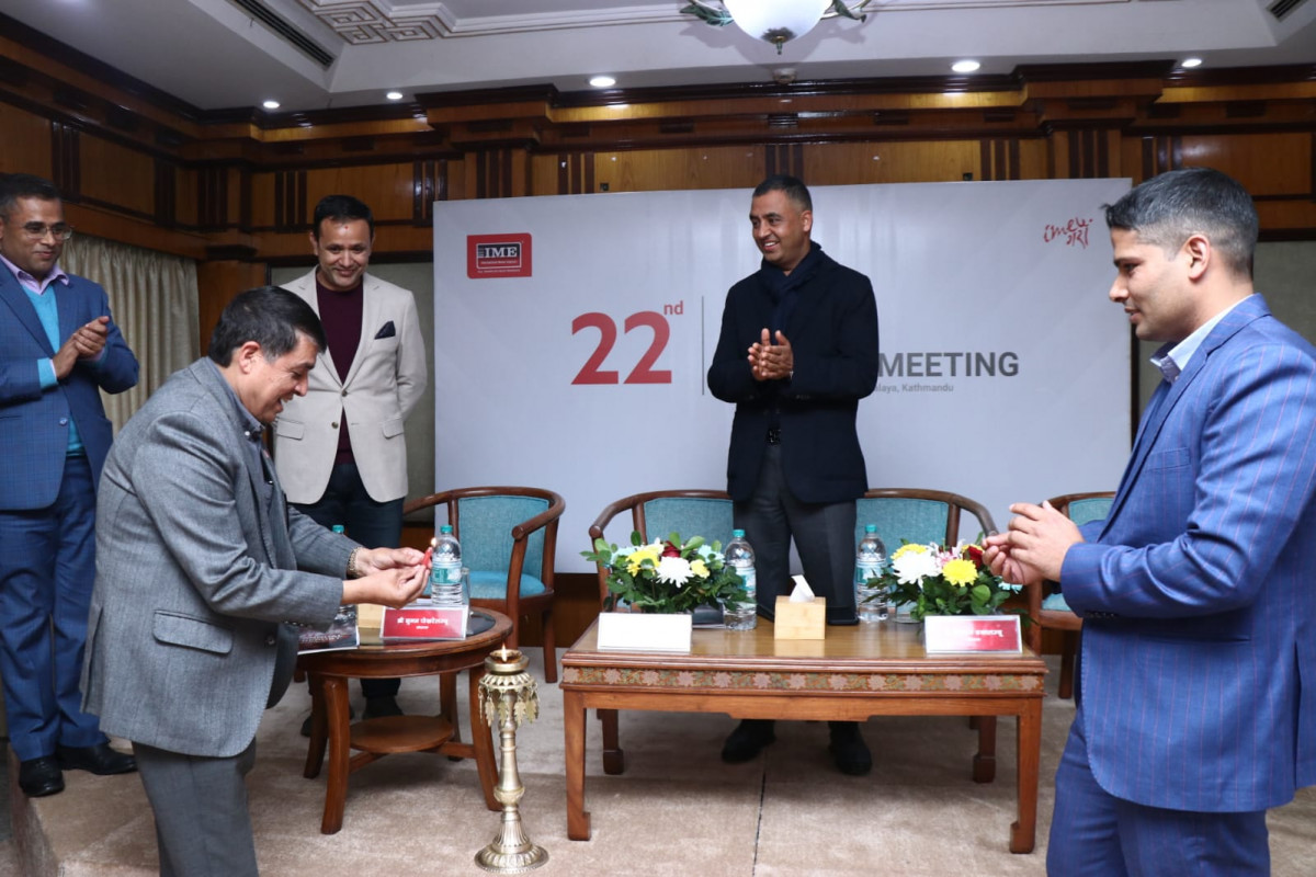 आइएमईको २२ औँ साधारण सभा सम्पन्न : आइएमई बन्यो नेपालको पहिलो पब्लिक रेमिटेन्स कम्पनी