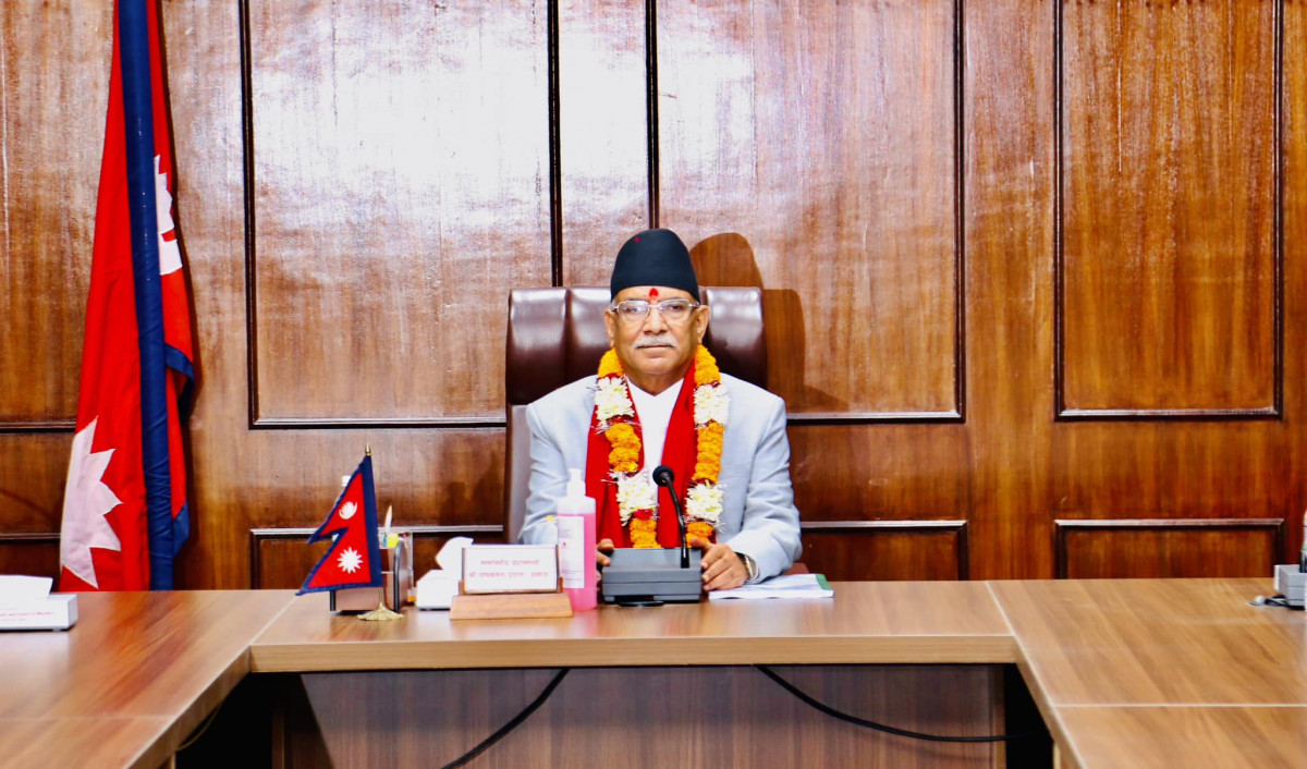 फैसलाको पूर्णपाठ नआउँदासम्म गृह मन्त्रालयबारे निर्णय लिन्नँ: प्रधानमन्त्री प्रचण्ड