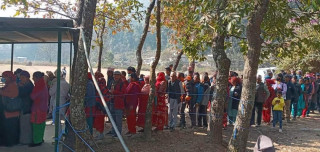 हेलम्बुमा आयोजित स्वास्थ्य शिविरमा ८९० जनाले सेवा लिए