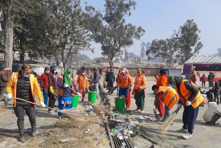 महाशिवरात्रिको लागि पशुपति क्षेत्रमा विशेष सफाइ