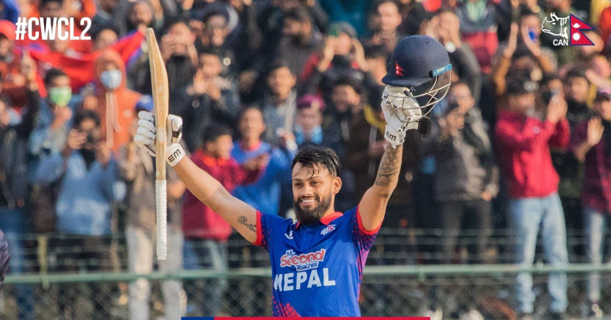 kushal bhurteal 100 run.jpg
