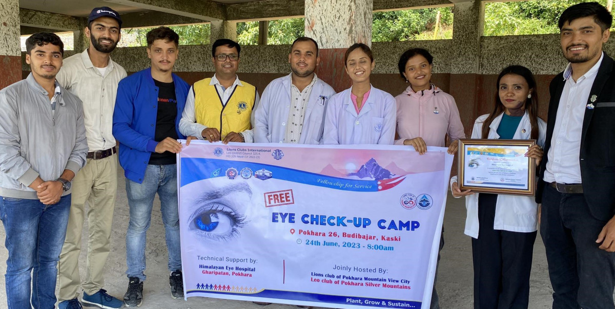 निशुल्क आखा जाँच सिविर भव्यताका साथ सम्पन्न