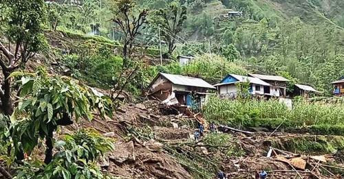 पहिरोले सुवा गाउँका १० परिवार विस्थापित