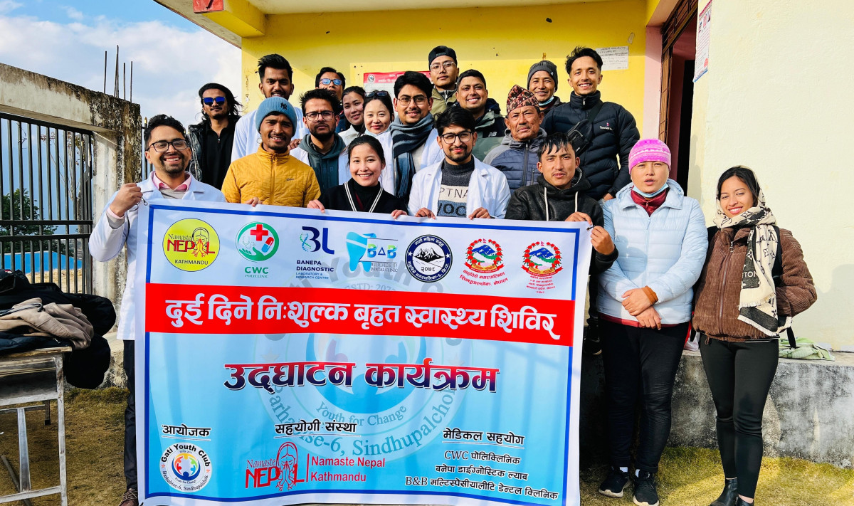 गाती युवा क्लबको आयोजनामा यार्सा स्वास्थ केन्द्रमा स्वास्थ शिविर सम्पन्न