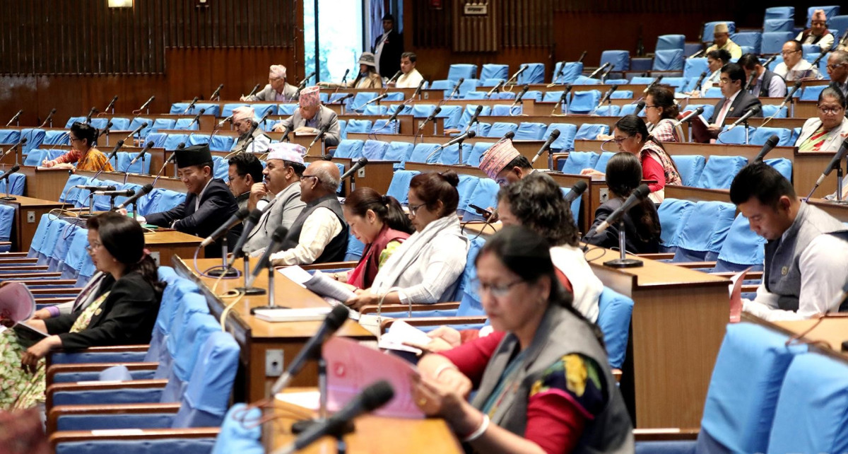 प्रतिनिधिसभा बैठक बस्दै,थारु आयोगको पाँचौं वार्षिक प्रतिवेदन पेस गर्ने कार्यसूची