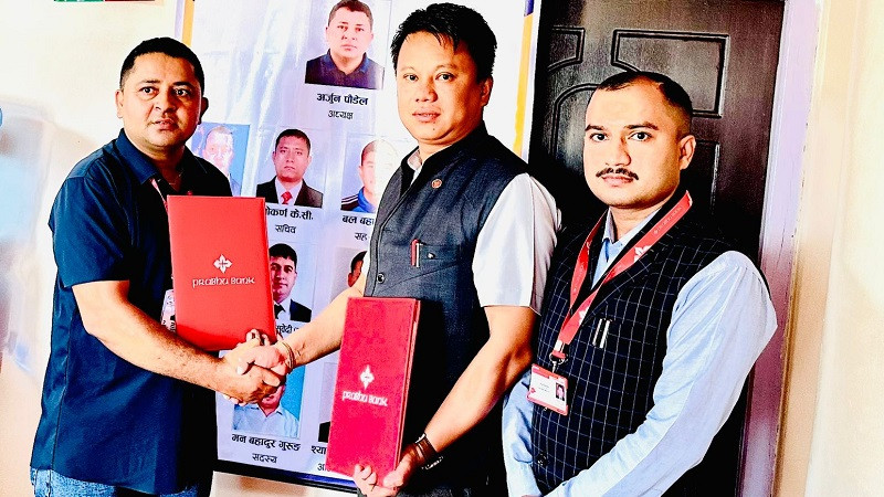 डिजिटल भुक्तानी प्रणालीमा  प्रभु बैंक र एवन ग्रेटर नेपाल यातायातबीच सम्झौता