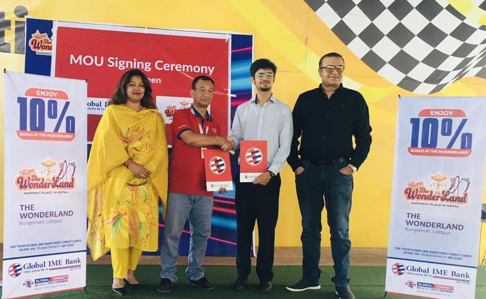 ग्लोबल आइएमई बैंकका ग्राहकहरुलाई वण्डरल्याण्ड नेपालमा १० प्रतिशत बोनस