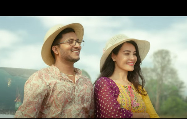 चलचित्र ‘ मिसिङः केटी हराएको सूचना’को पहिलो गीतमा सृष्टि र नाजिर फिचर्ड