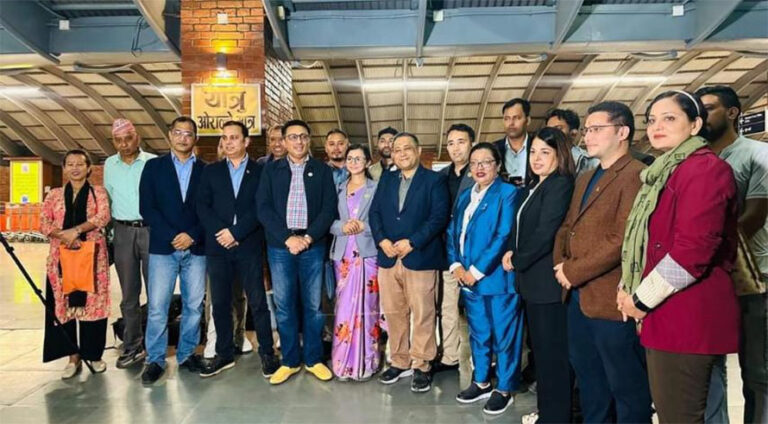 चीन भ्रमणमा गएका रास्वपाका सांसद तथा नेताहरु आज स्वेदश फर्किदै