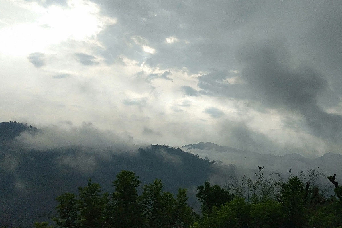 आजको मौसम:पहाडी भागमा आंशिकदेखि साधारणतया बदली