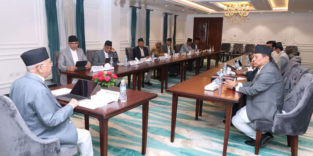 मन्त्रिपरिषद् बैठक बस्दै