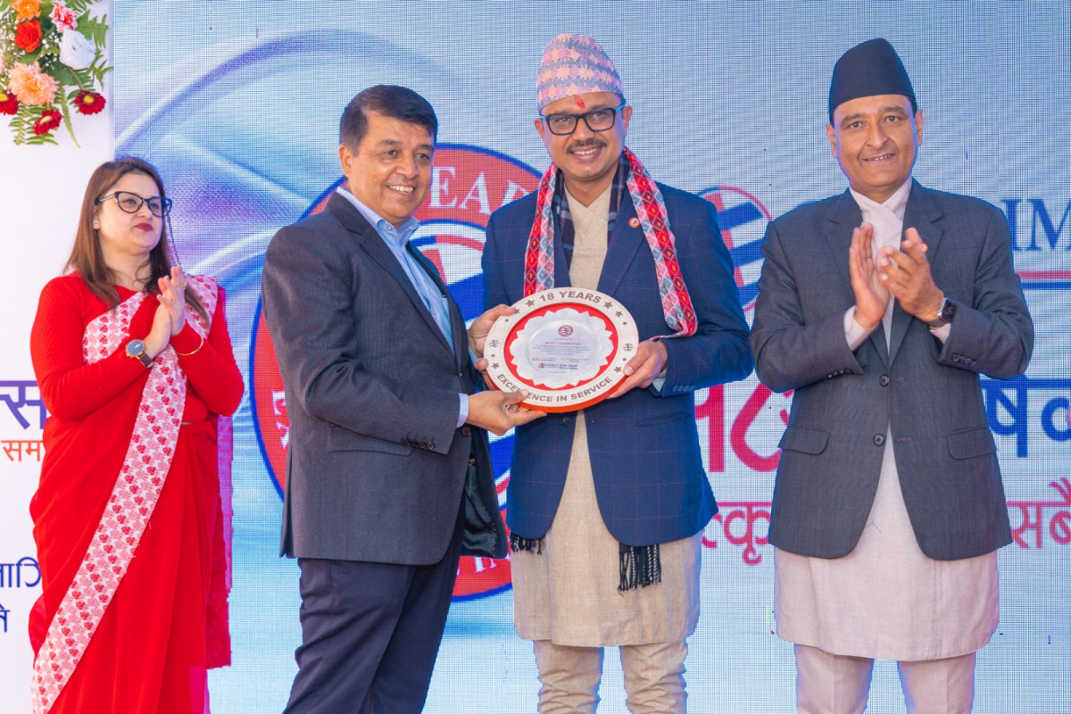 ग्लोबल आइएमई बैंक १९औँ वर्षमा प्रवेश, सुरक्षित डिजिटल बैंकिङ्ग सेवा विस्तार गर्न अध्यक्ष ढकालको जोड