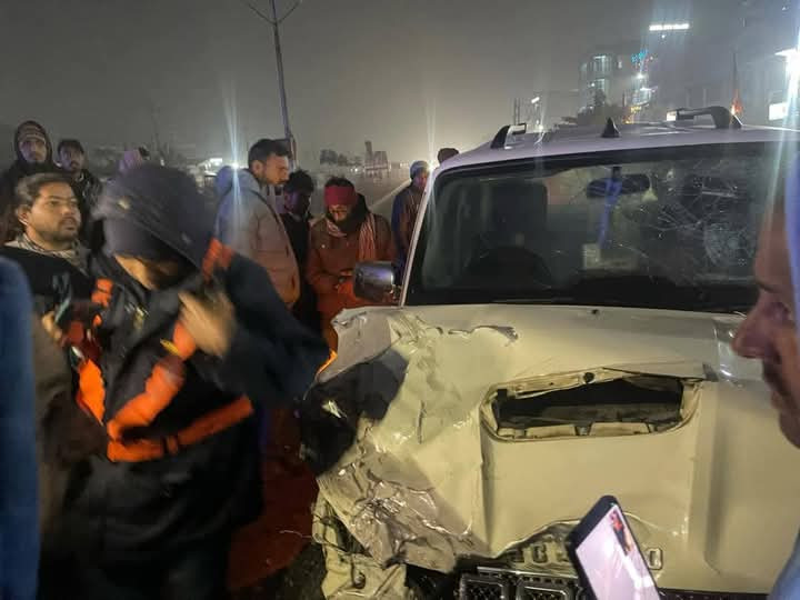 सवारी दुर्घटनामा परी मन्त्री सिंह घाइते