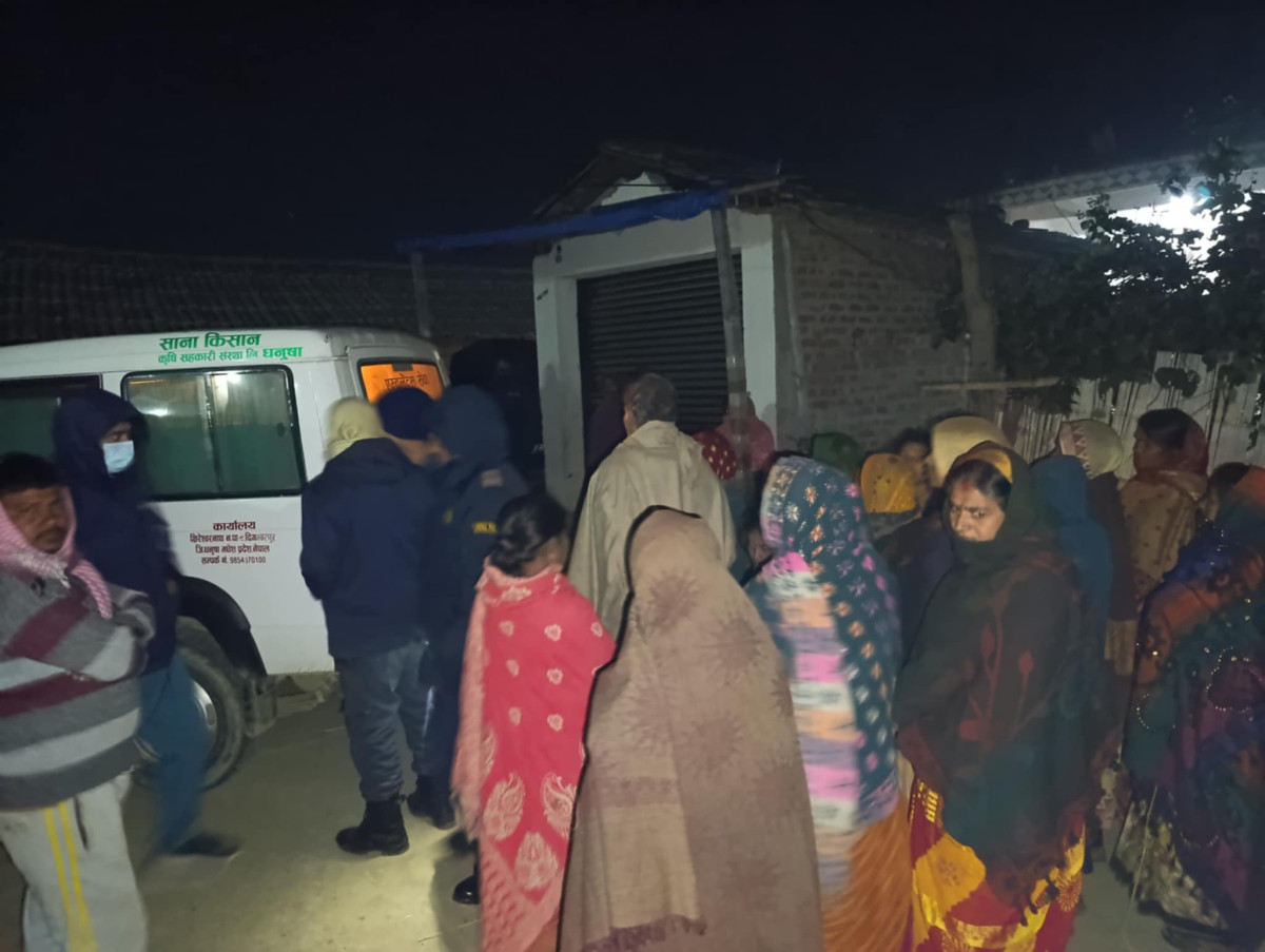 धनुषाधाममा लौरो प्रहार गरि महिलाको हत्या,श्रीमान पक्राउ