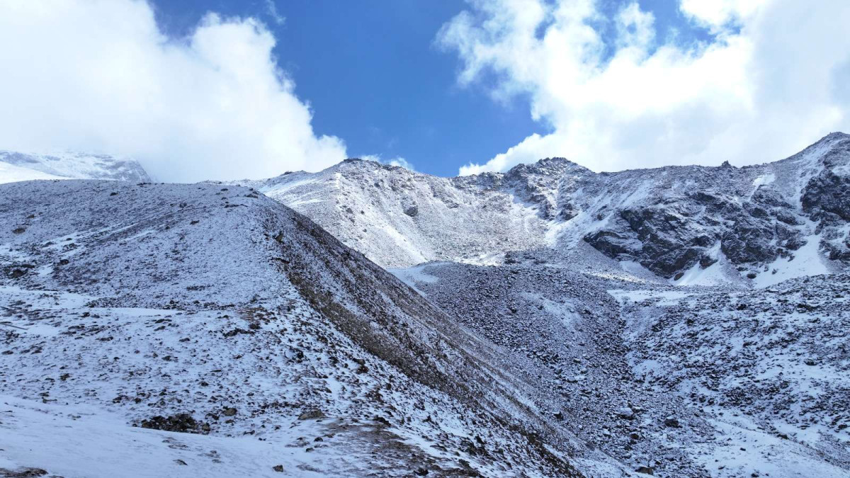 हिमपात पछिको क्यन्जिन,लामटाङ क्षेत्र (तस्बिरहरू)