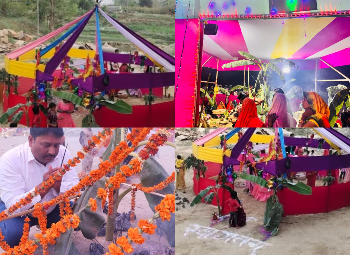 चैती छठ:बिहान उदाउँदो सूर्यलाई अर्घ दिएसँगै सम्पन्न