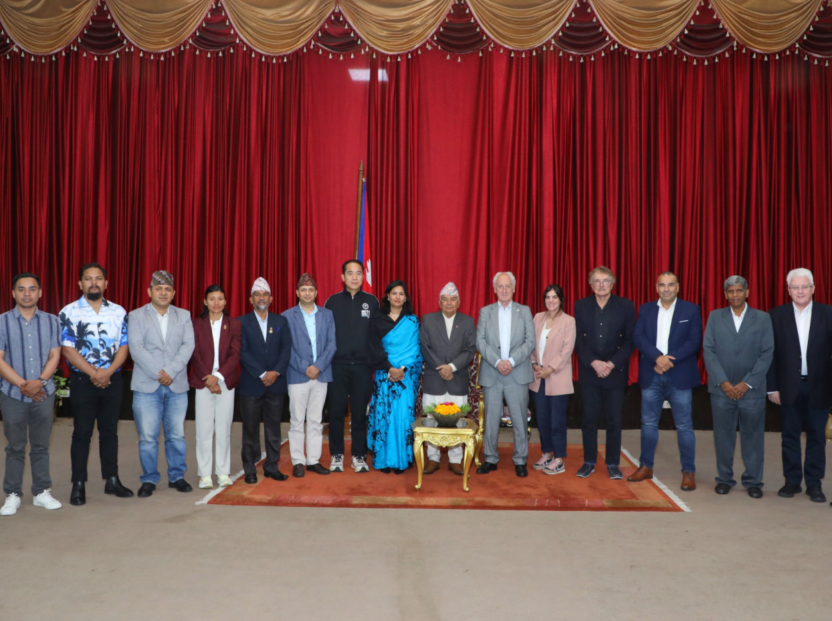 नेपाल खेलकुद् र पर्यटनको उर्वर भूमि हो:राष्ट्रपति पौडेल