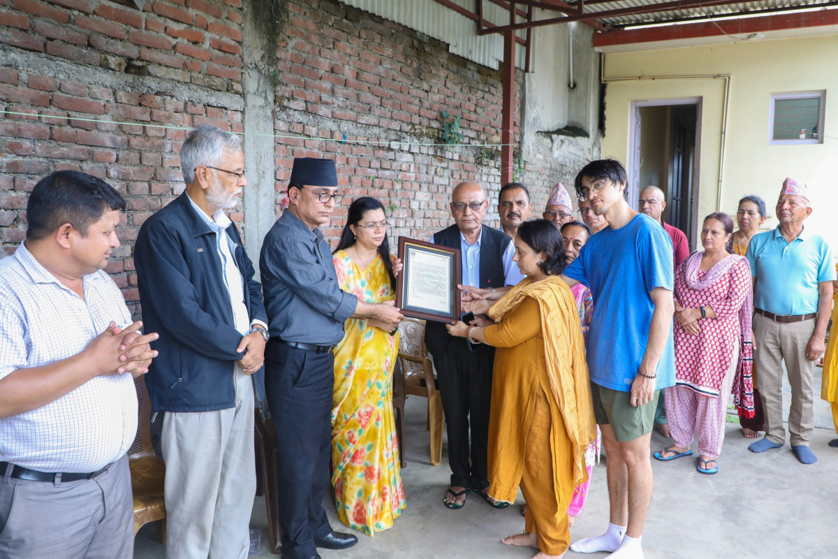 राष्ट्रपति पौडेलले पठाए ढुंण्डीराज शास्त्रीको परिवारलाई समवेदना
