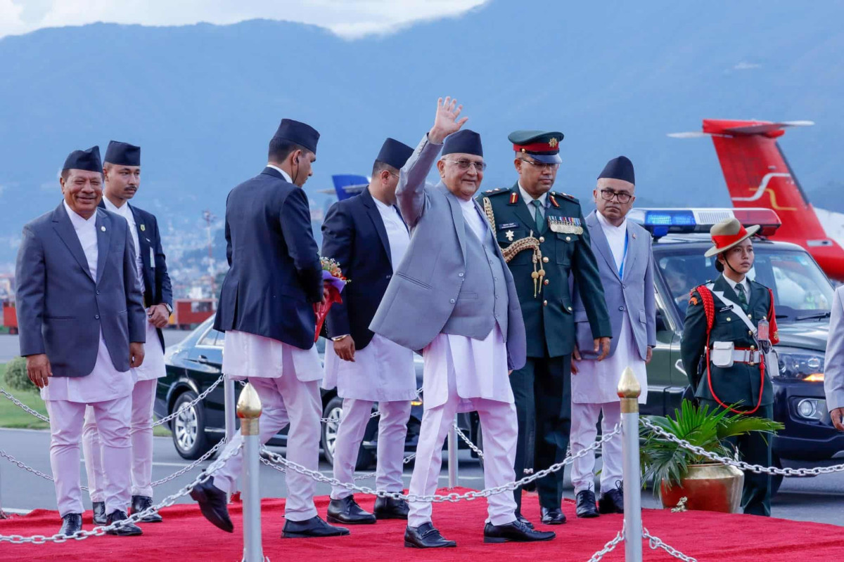 प्रधानमन्त्री केपी शर्मा ओली स्पेन प्रस्थान