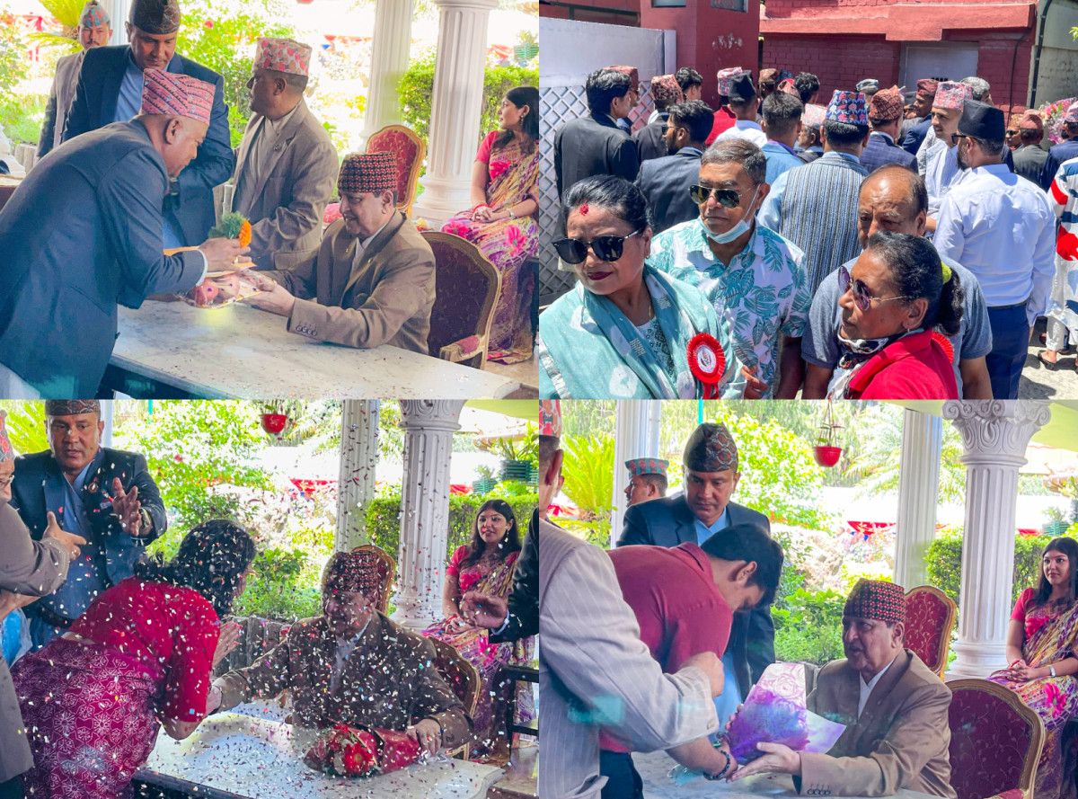 जन्म दिन मनाउन व्यस्त पूर्वराजा ज्ञानेन्द्र शाह(तस्विरहरु)