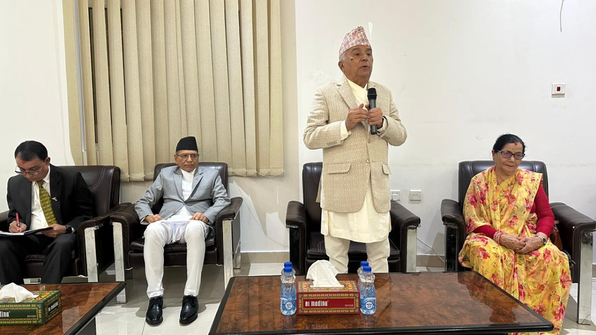 फागुन २१ को निर्वाचन युवा पुस्ताको आन्दोलनको उपलब्धि:राष्ट्रपति पौडेल