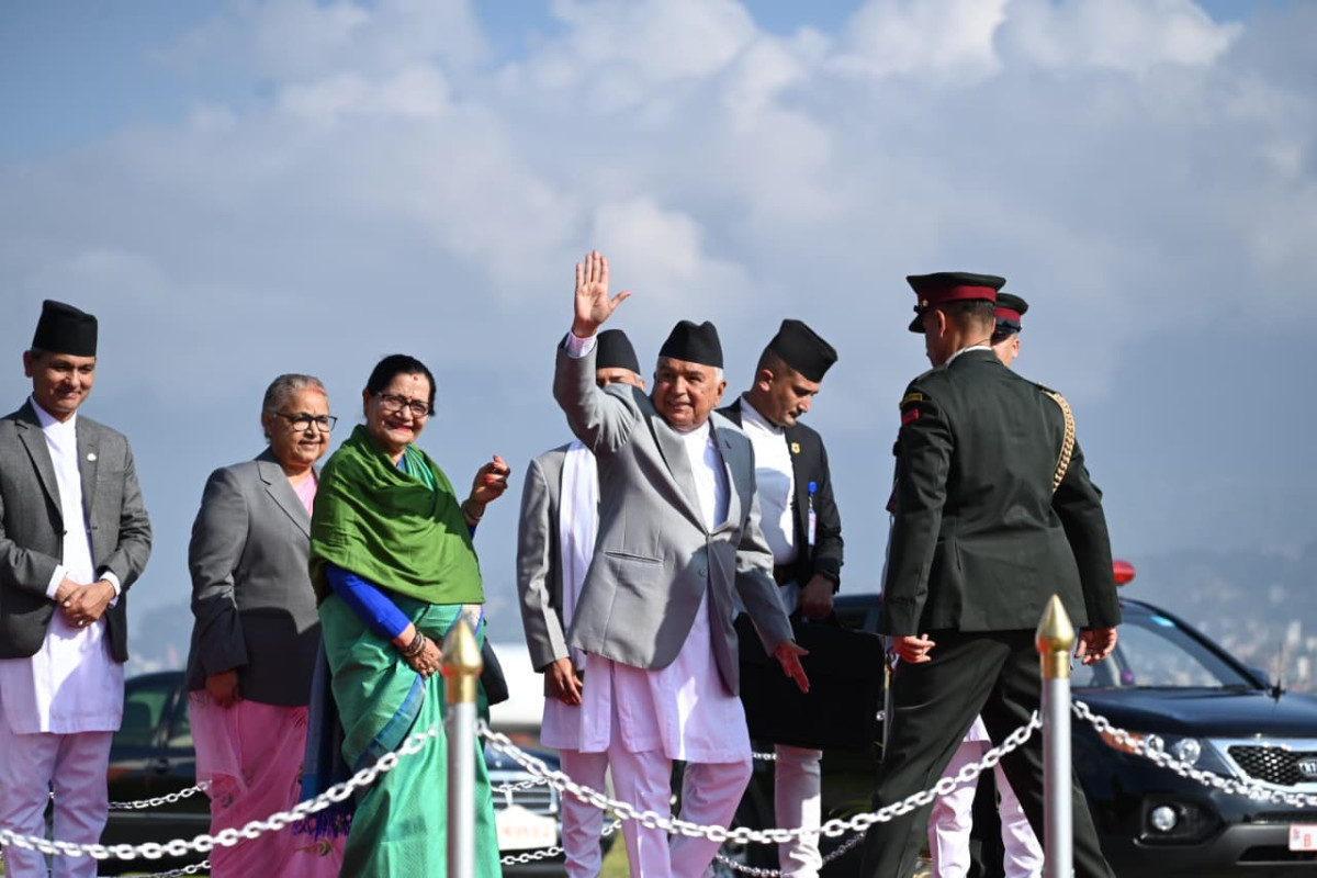 राष्ट्रपति पौडेल आज स्वदेश फर्किदै