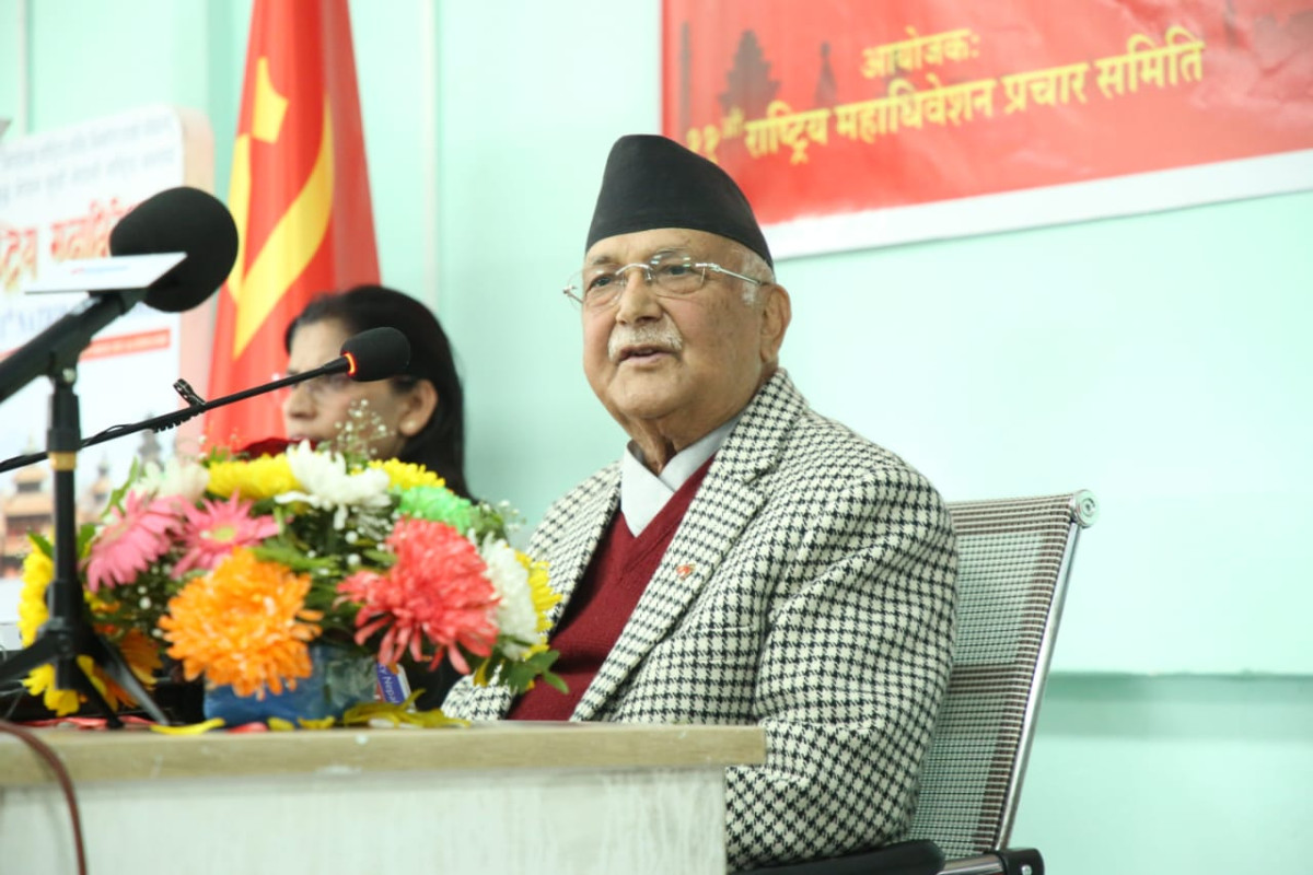 एमालेमा खुला प्रतिस्पर्धा हुन्छ, उम्मेदवारी घोषणा गर्न कसैले रोक्दैन:ओली