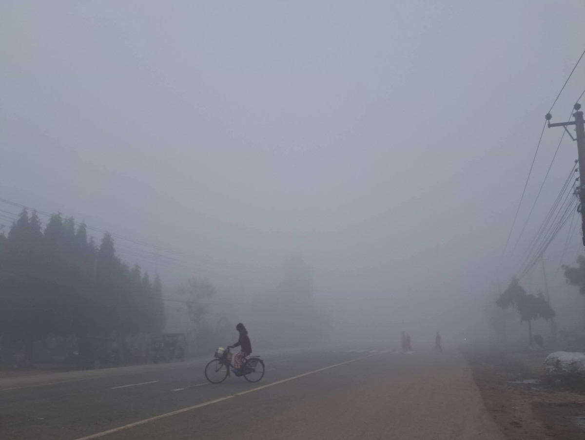 बाक्लो हुस्सुका कारण जनजीवन प्रभावित,राजमार्गमा सवारी चलाउन कठिन