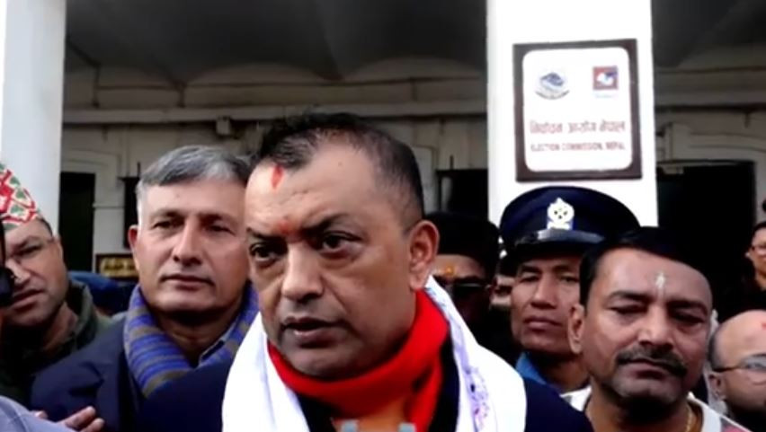 आवश्यक सबै कागजात निर्वाचन आयोगमा बुझाइसकेको छौं: सभापति थापा