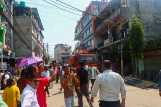 इटहरी आगलागी : ३५ लाख बढी क्षतिको अनुमान