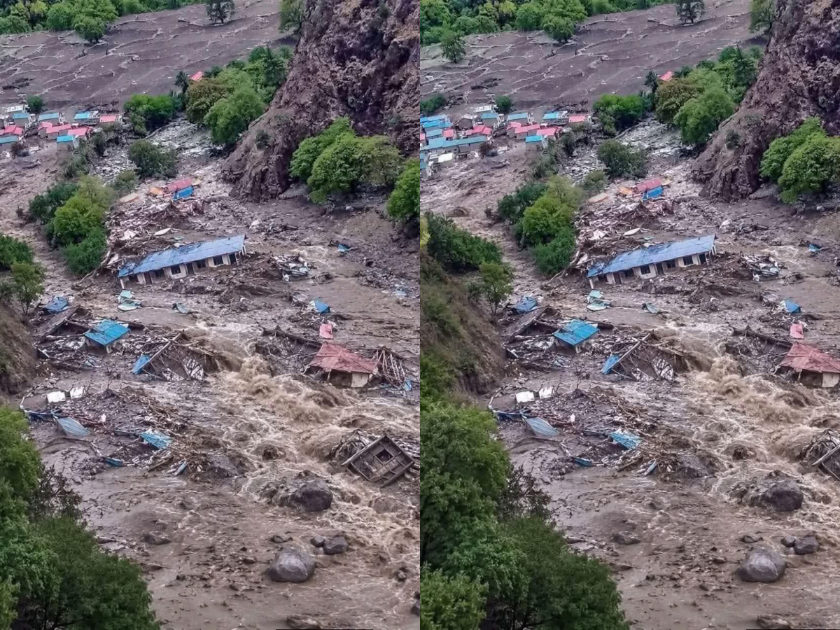 हुम्लाको नेप्कामा पहिरोको ठूलो क्षति, विद्यालयदेखि खेतीयोग्य जमिनसम्म बगायो