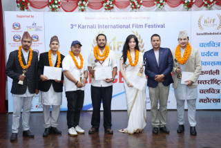 तेस्रो कर्णाली अन्तर्राष्ट्रिय चलचित्र महोत्सव:‘ऊनको स्वीटर’ उत्कृष्ट चलचित्र, विपिन, जसिता र पल शाहलाई अवार्ड