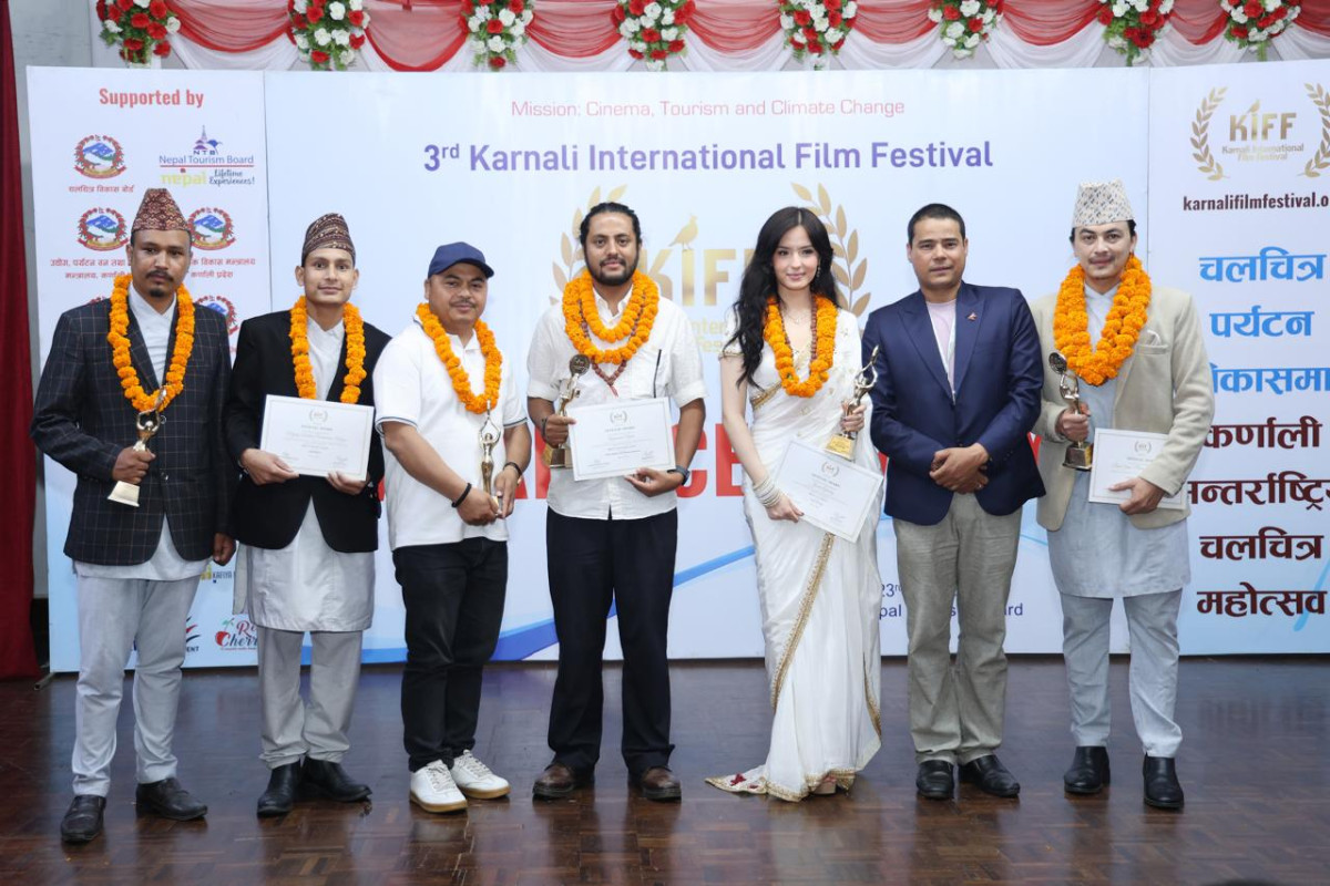 तेस्रो कर्णाली अन्तर्राष्ट्रिय चलचित्र महोत्सव:‘ऊनको स्वीटर’ उत्कृष्ट चलचित्र, विपिन, जसिता र पल शाहलाई अवार्ड