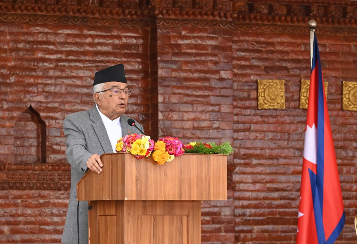 इतिहासको असल पक्षको अनुसरण गर्न सके मात्र वर्तमानलाई न्याय गर्न सकिन्छ:राष्ट्रपति पौडेल